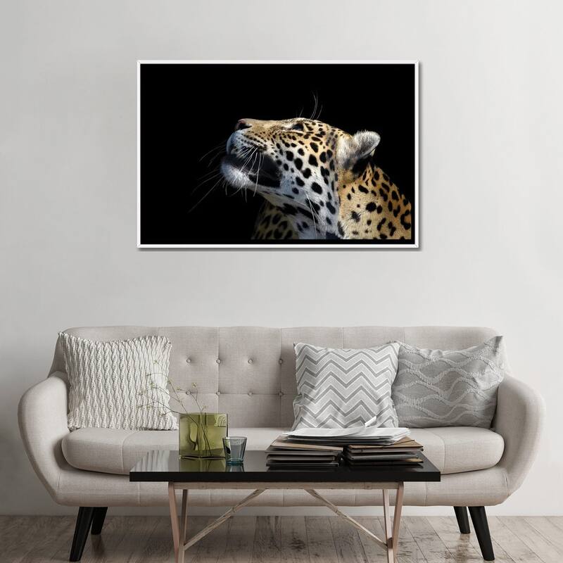 iCanvas "African Leopard" by Adrian Vieriu Framed