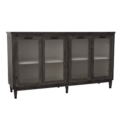 Hartnell 72-inch 4-Door Sideboard, Charcoal