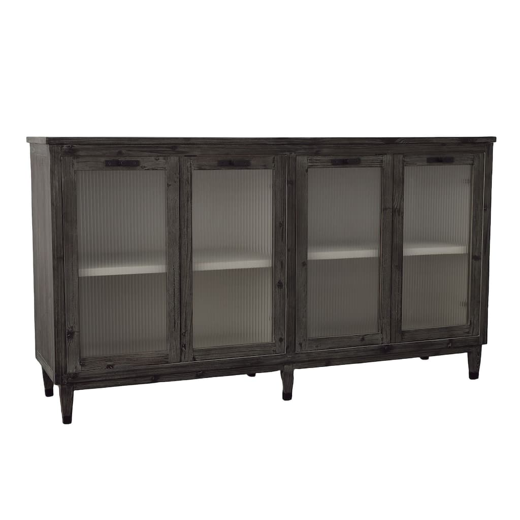 Hartnell 72-inch 4-Door Sideboard, Charcoal