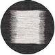 preview thumbnail 51 of 159, SAFAVIEH Handmade Flatweave Montauk Nevyana Cotton Rug 4' Round - Ivory/Black