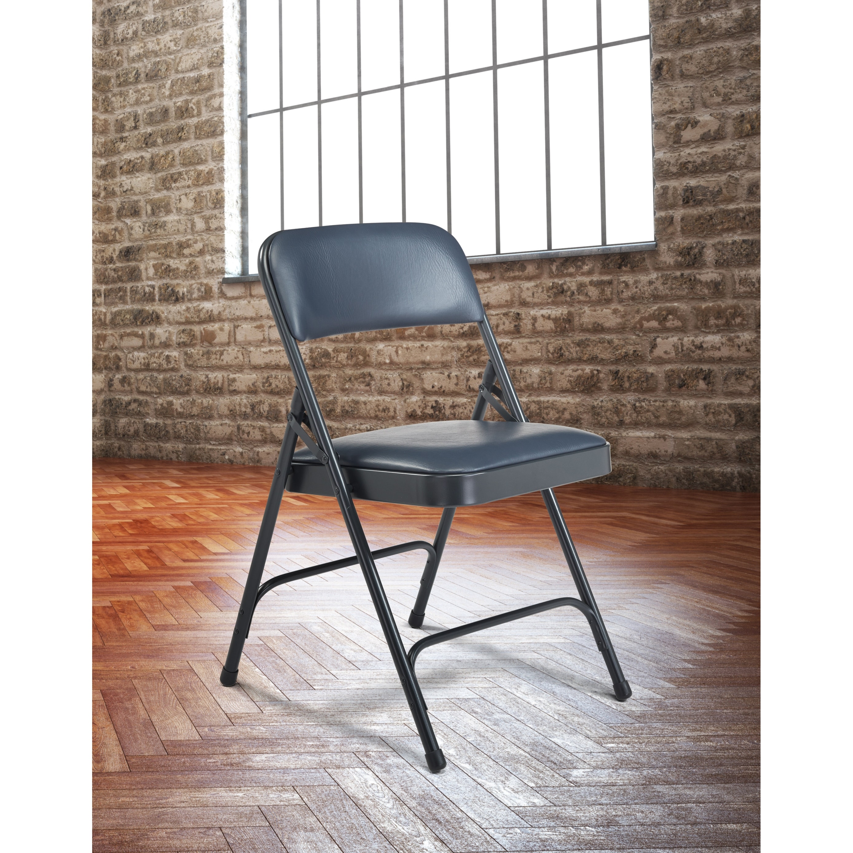 Upholstered hot sale folding chair