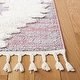 preview thumbnail 71 of 136, SAFAVIEH Moroccan Tassel Shag Iulieana Boho Tribal 2-inch Thick Rug