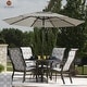 preview thumbnail 48 of 58, 10ft Patio Market Umbrella with Double Airvent