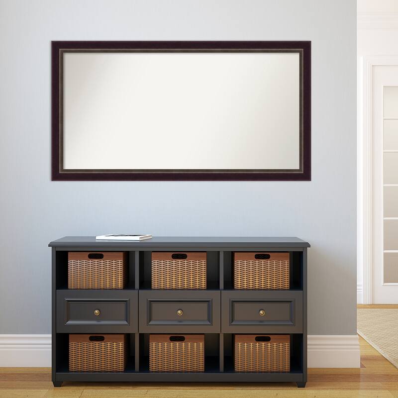 Oversized Wall Mirror Choose Your Custom Size - Signore Bronze Frame