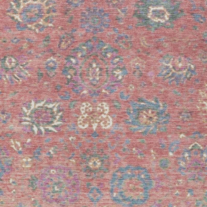 HomeRoots Floral Traditional Rectangle Outdoor Rug