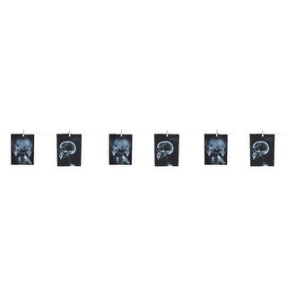 63" Black and White Torture Xray Garland Halloween Prop