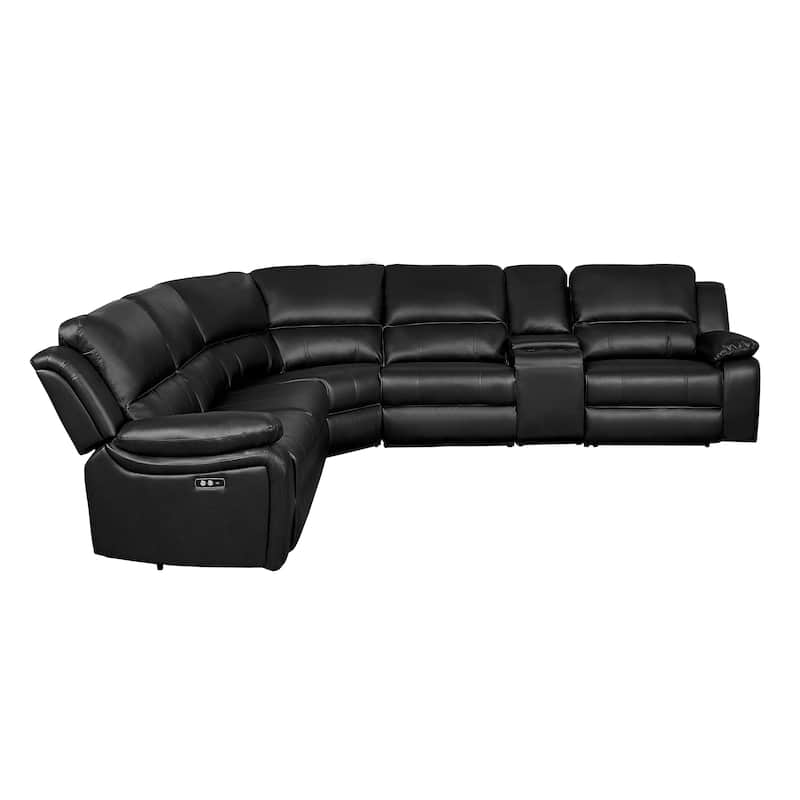 Acadia Transitional Power Reclining Sectional Sofa