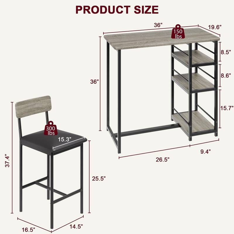 Dining Table Set for 2