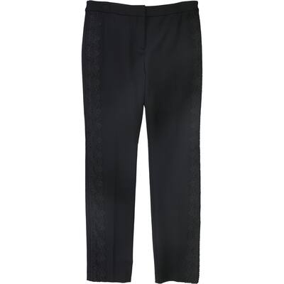 Alfani Womens Lace Trim Casual Trouser Pants