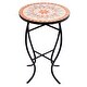 preview thumbnail 23 of 68, Indoor/Outdoor Turkish Mosaic Tile Side Table and Plant Stand