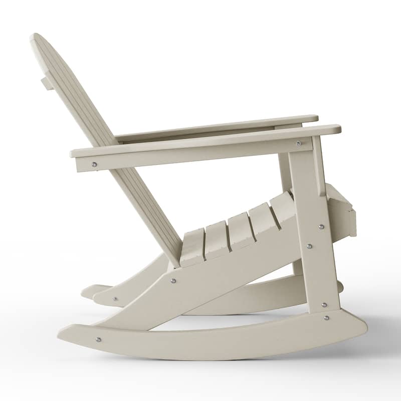 Polytrends Laguna Hdpe All Weather Outdoor Patio Rocking Chair