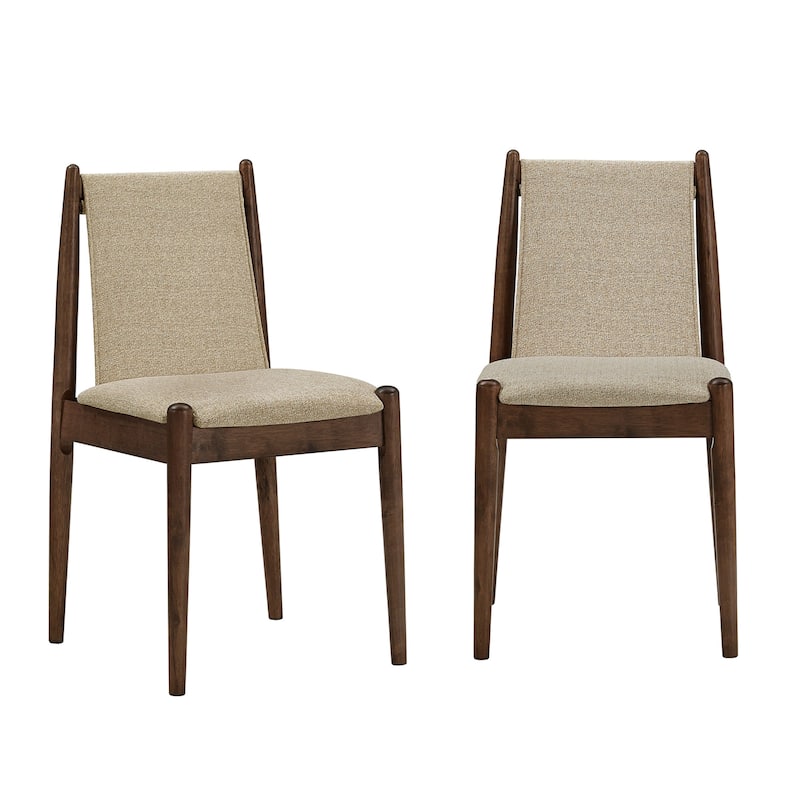 Vilnius Walnut Finish Dining Chairs (Set of 2)