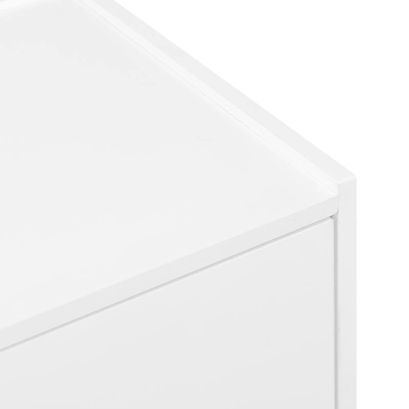 Four-Door Storage Cabinet Wooden Sideboard Cabinet, Adjustable Shelf