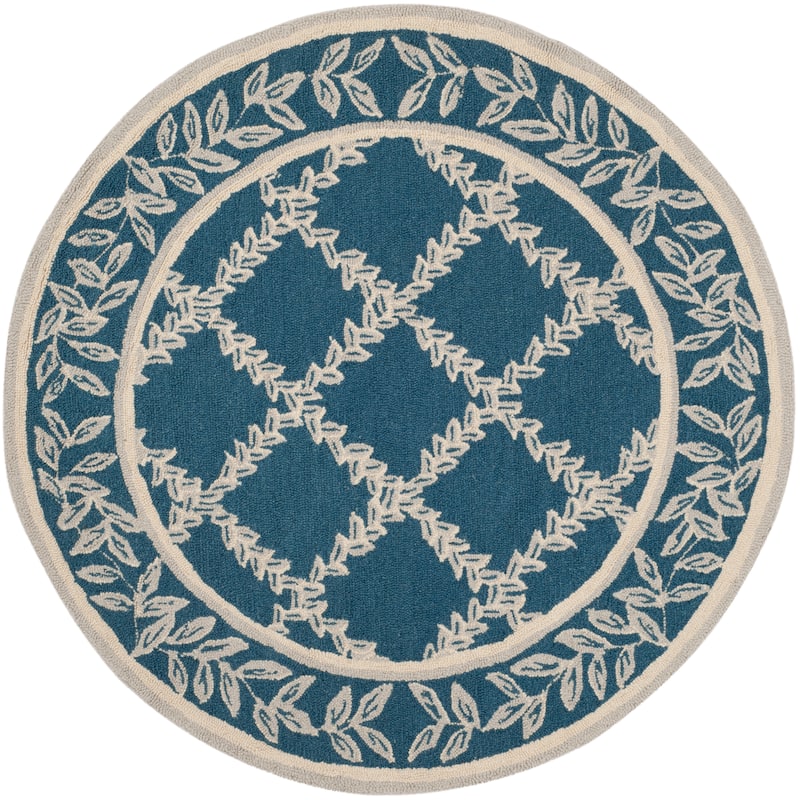 SAFAVIEH Handmade Chelsea Kimber Trellis French Country Wool Rug