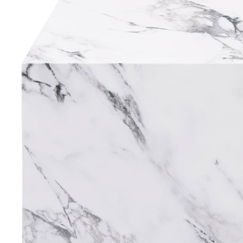 Contemporary ECC Concrete Contract Grade Square Accent Table