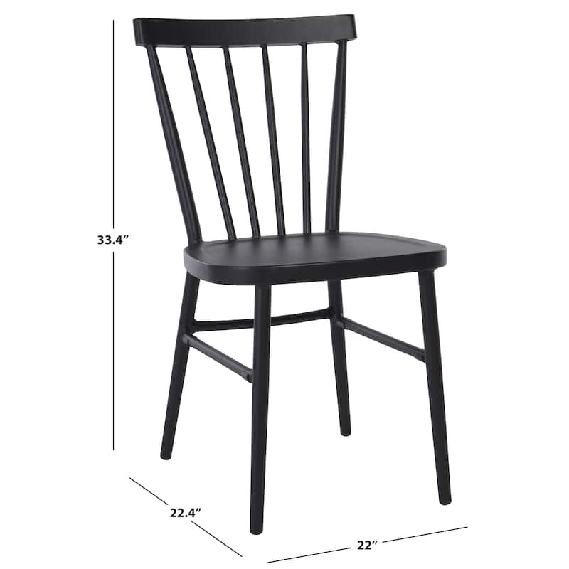 SAFAVIEH Outdoor Patio Furniture Core Spindle Chair (Set of 2) - 18"W x 22"D x 33"H