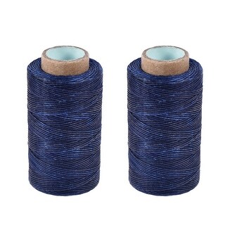 2pcs Leather Sewing Thread 273Yards 150D/1mm Waxed Flat Thread - Bed ...