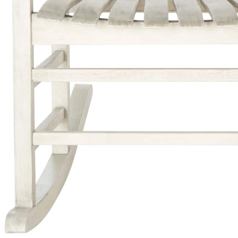 SAFAVIEH Outdoor Marilijn Acacia Wood Rocking Chair - 26W x 45D x 34H