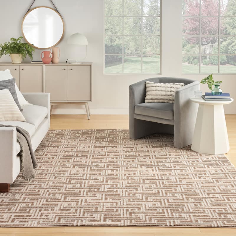 Nourison Serenity Home Indoor Geometric Area Rug