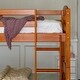 preview thumbnail 6 of 11, Walker Edison Solid Wood Christian Twin Convertible Bunk Bed - Honey