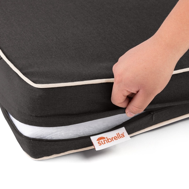 Sunbrella Contrast Corded Deep Seat Cushion by Austin Horn Classics