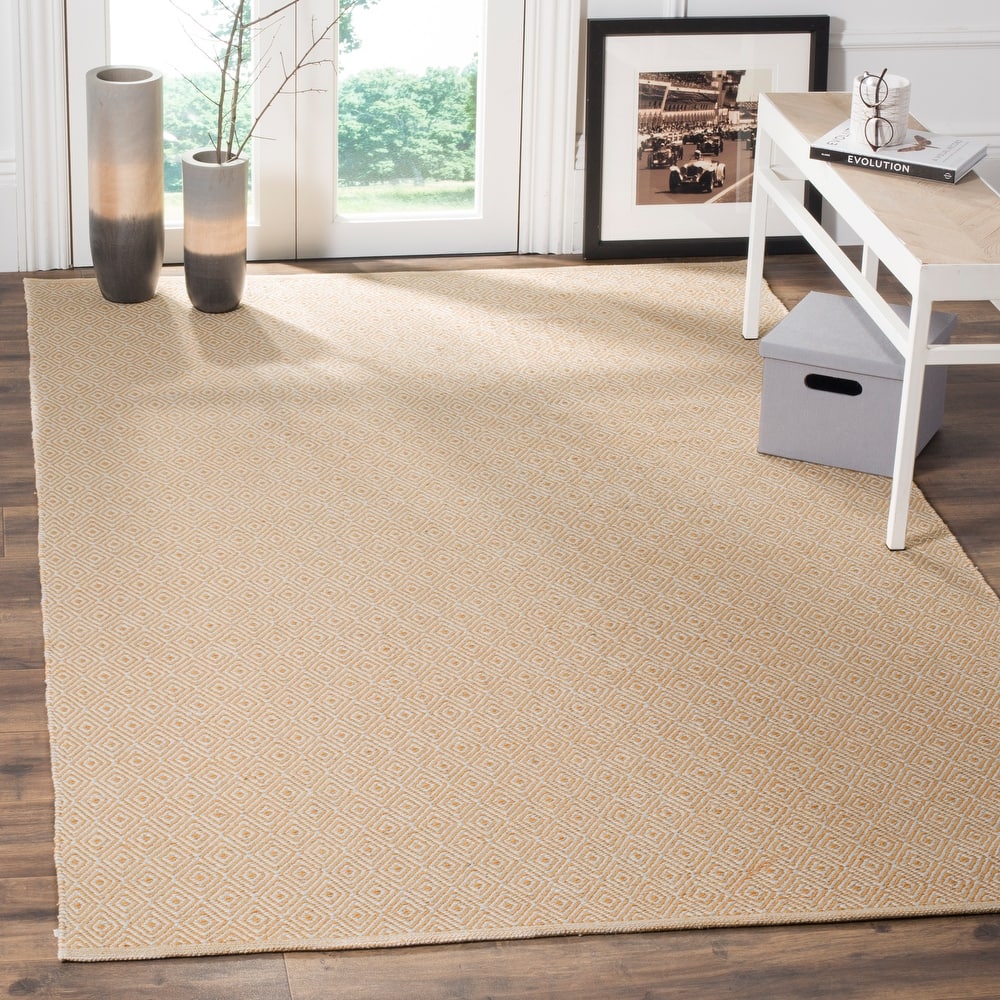 SAFAVIEH, Handmade Flatweave Montauk Brice Casual Cotton Rug