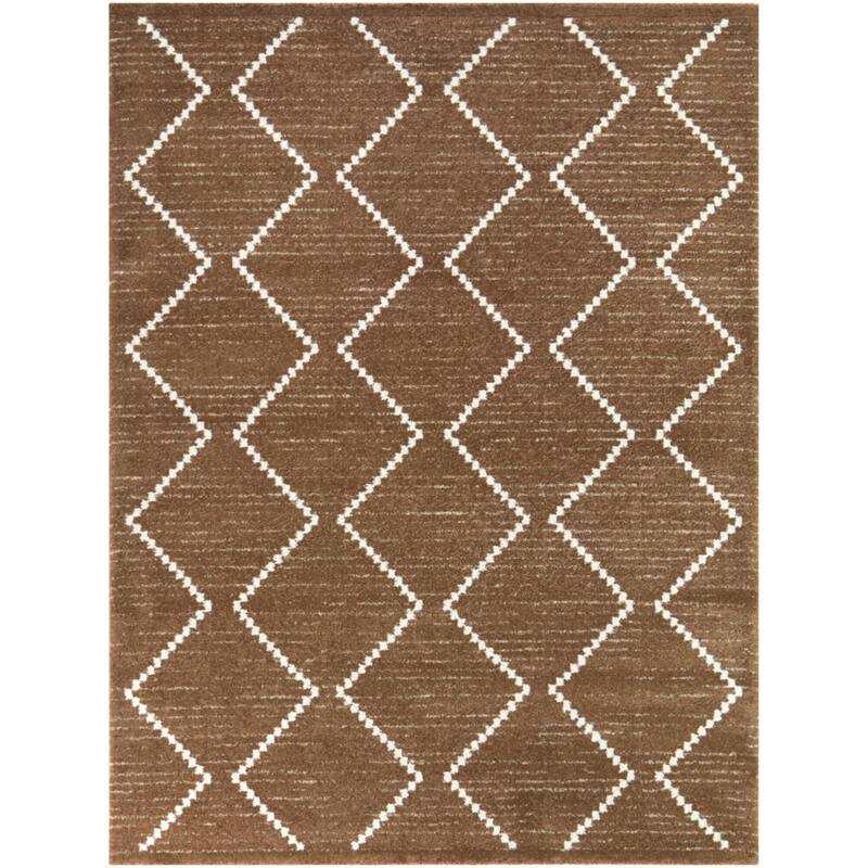 Oscar Modern Geometric Chevron Area Rug