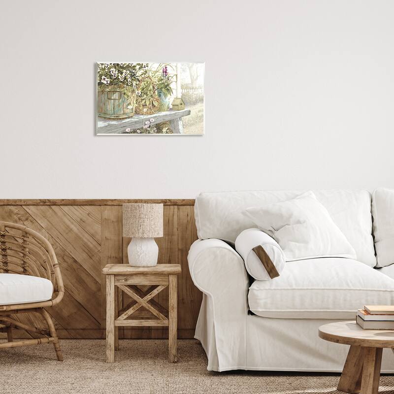 Stupell Cottage Garden Flowers Wall Plaque Art Design by Michael Humphries