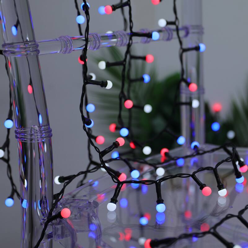 32.8/65.6FT Outdoor LED Pulg In 300/550-Bulb Mini String Lights