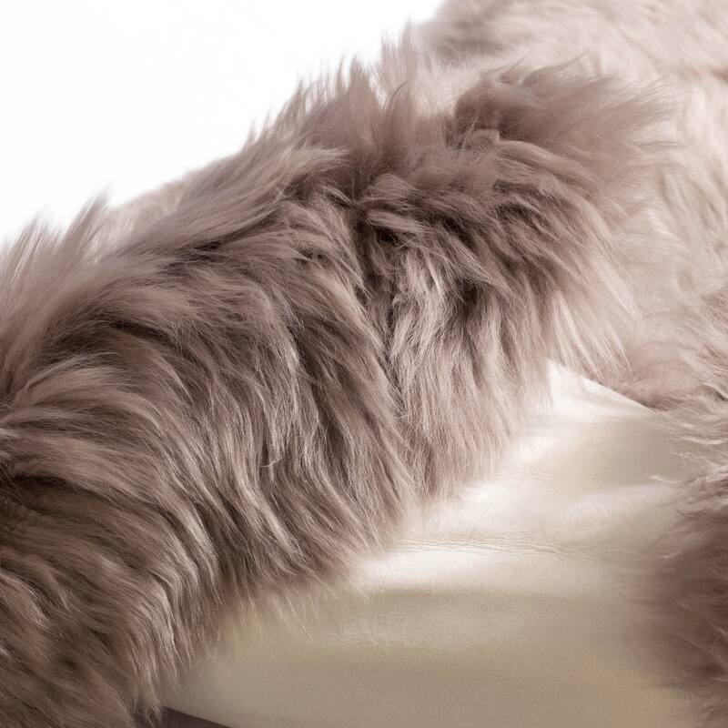 Silver Orchid Nansen Genuine Soft Australian Sheepskin Rug