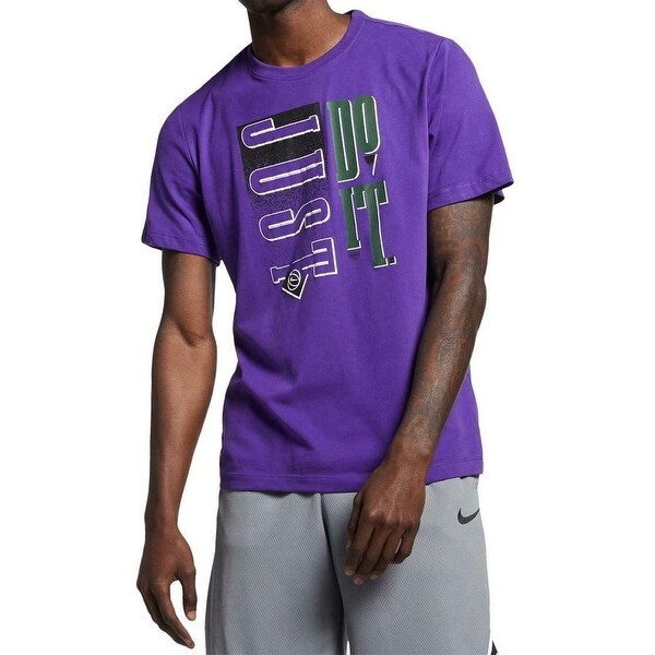 purple nike just do it shirt
