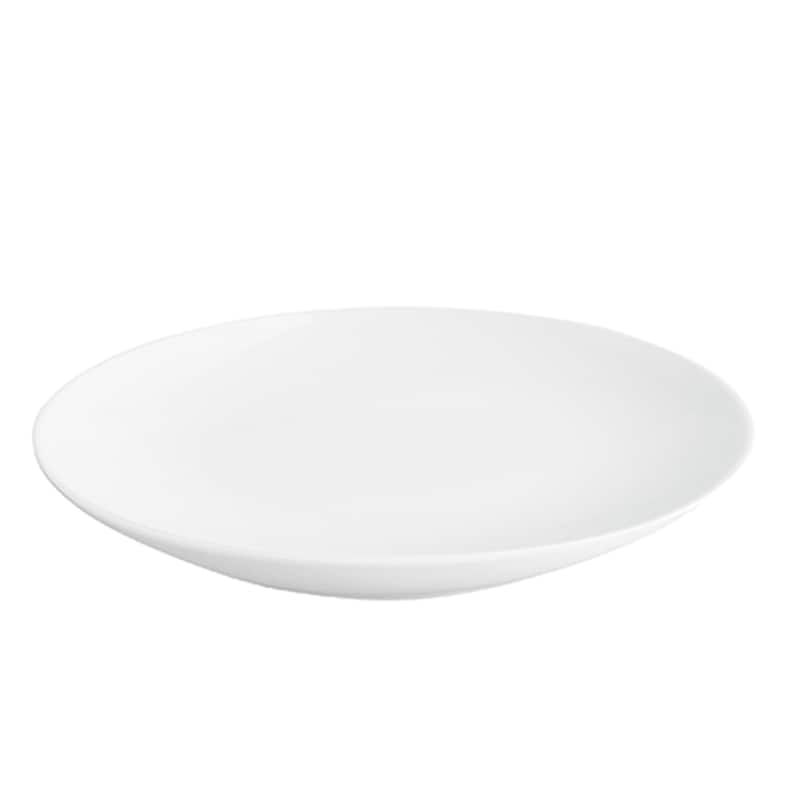 Our Table Simply White 6 Piece 7.5 Inch Porcelain Salad Plate Set 7.5