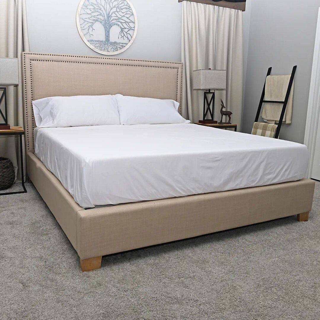 HOMESTEAD Gray 300 TC Percale Cotton Breathable Comfortable Sheet Set