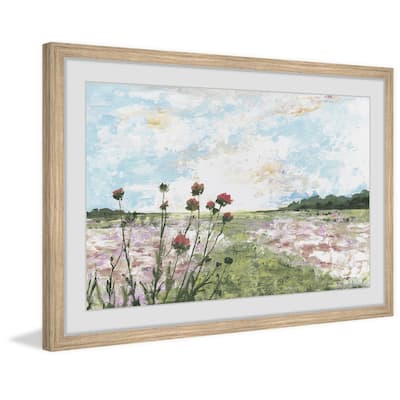 Serene Meadow Framed Print