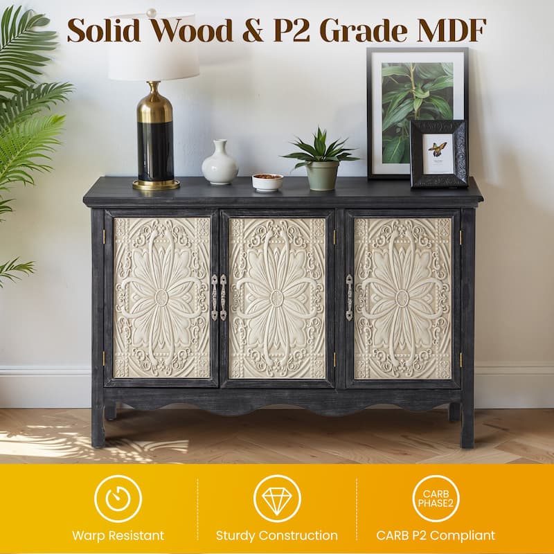 3-Door Accent Cabinet
