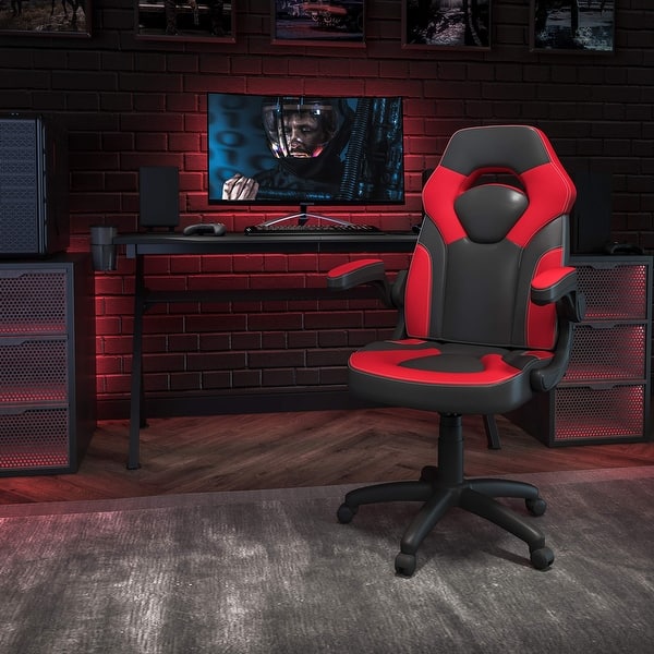  High Back Gaming Chair Ergonomic Racing Heavy Duty Office Chair  Pc Video Game Chair, Lumbar Support with Arms & Headrest Chic Racing Style Desk  Chair, Swivel Adjustable Best Home Office Chair 