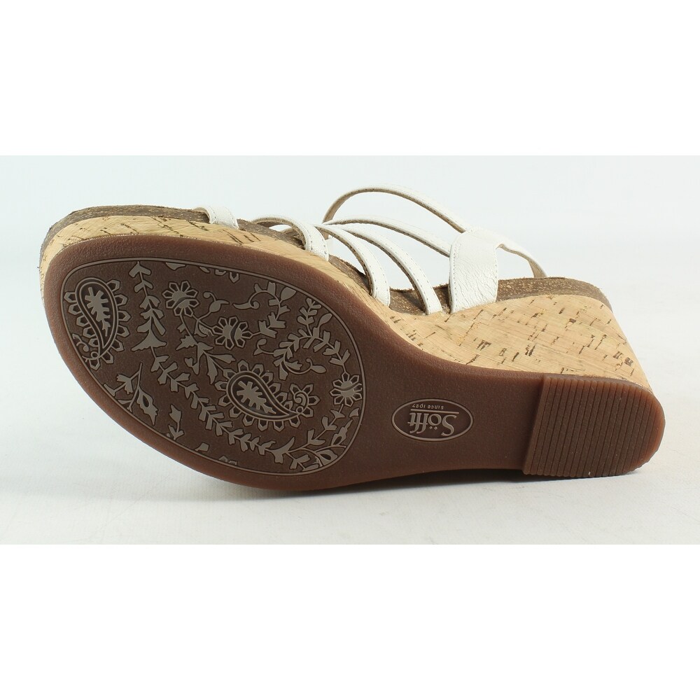 sofft white sandals