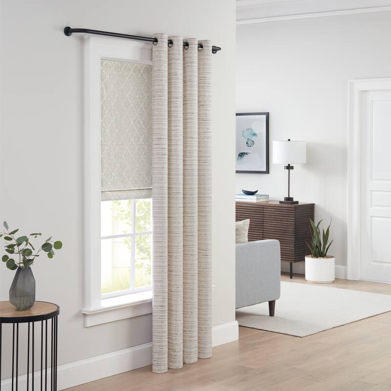 Eclipse Barnes 1" Blackout Wrap Curtain Rod