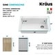 preview thumbnail 6 of 146, KRAUS Bellucci Workstation Topmount Drop-in Granite Kitchen Sink