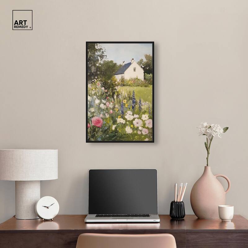 Floral Farmhouse II Canvas by Art Remedy