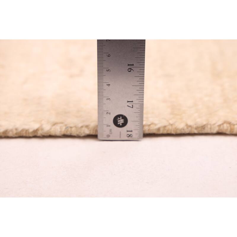 ECARPETGALLERY Hand-knotted Pak Finest Marrakesh Cream Wool Rug - 8'9 x 9'6