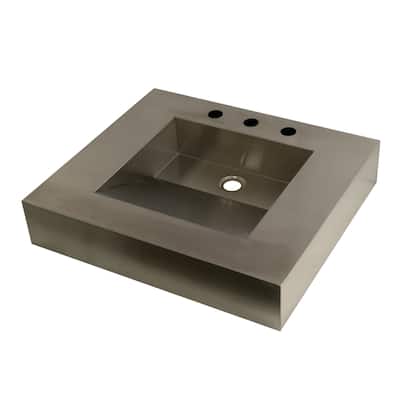 Kingston Brass Kingston Commercial 25" Double Basin Console Sink