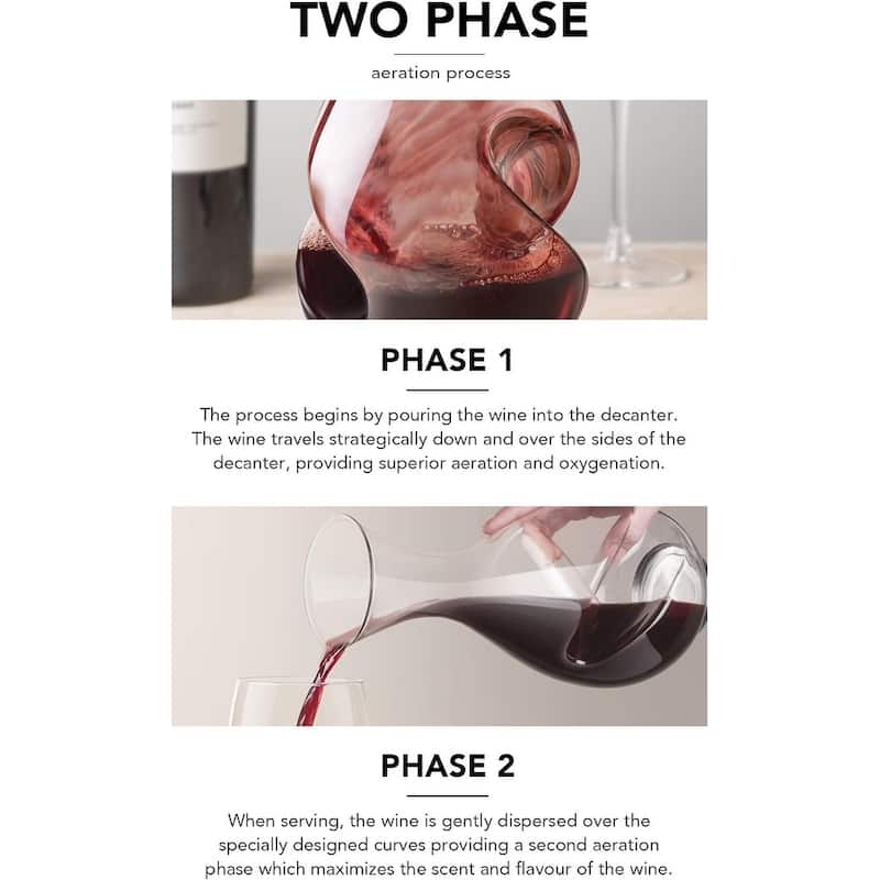 Final Touch Conundrum Aerator Wine Decanter