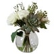preview thumbnail 1 of 3, Uttermost Belmonte Floral Bouquet and Vase