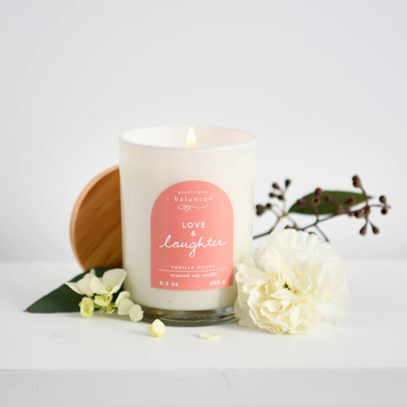 Beautifully Balanced Lidded Glass Scented Candle