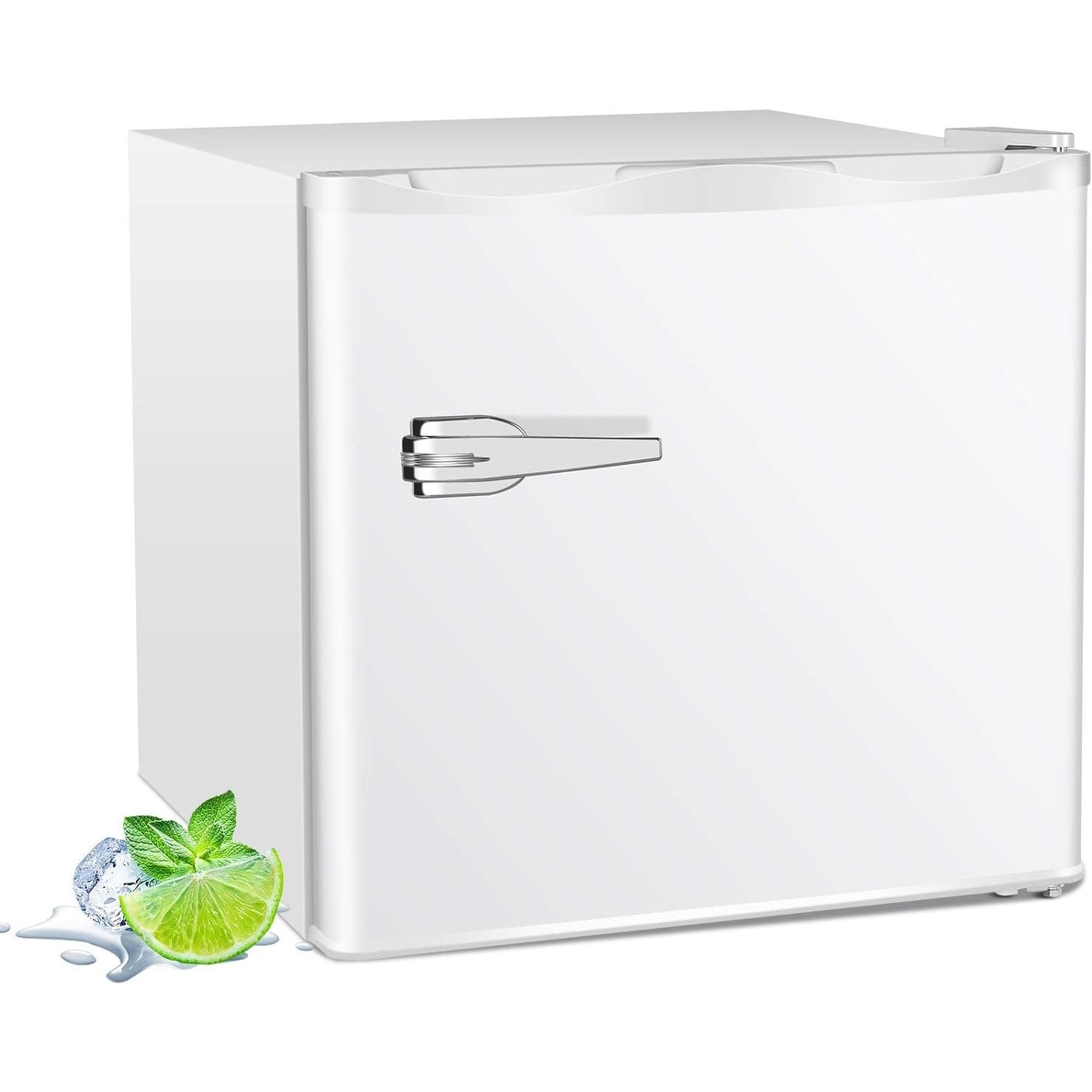 RWFLAME Upright Compact Freezer 3.0 Cu.ft, Freestanding Mini Freezer with  Removable Shelf, Single Door, Adjustable Temperature Control, for Home