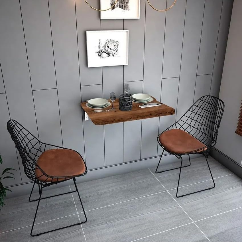 Wall Mounted Foldable Table 28.3 x 17.7 Space Saving Desk for Kitchen Balcony or Office On Sale Bed Bath Beyond 42065646