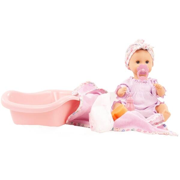 slide 2 of 5, Sleepy Aquini Girl BliBlaBlume 13" All Vinyl Drink & Wet Bath Baby Doll