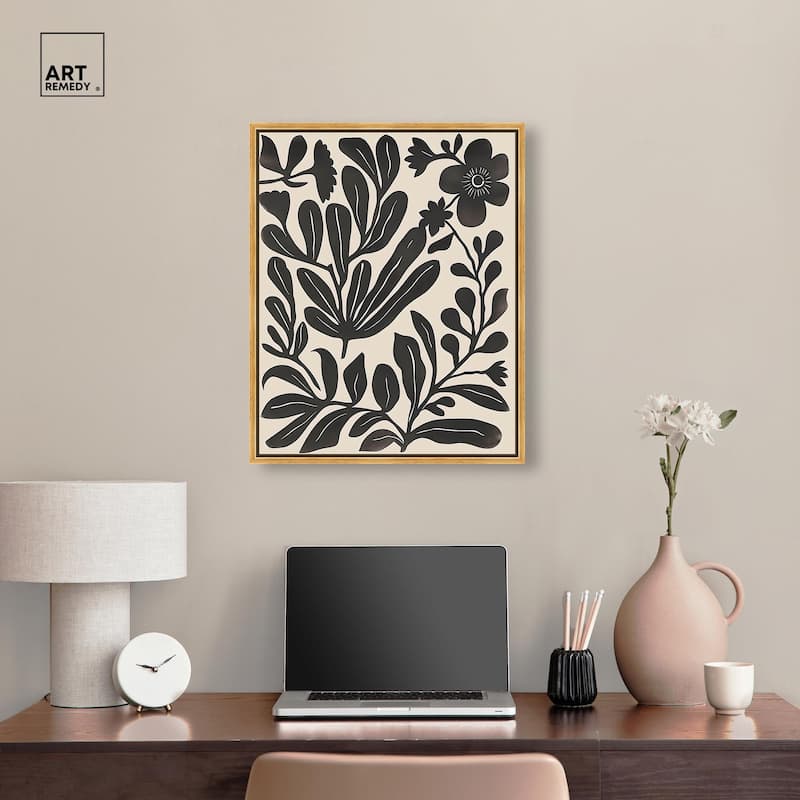 Ebony Eden Essence II Canvas by Art Remedy
