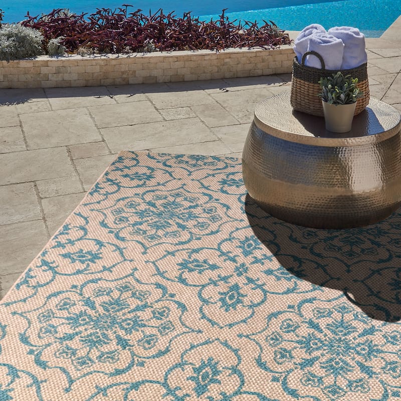 Gertmenian Grace Premium Multi-Size Multi-Colored Flatweave Indoor/ Outdoor Area Rug Collection